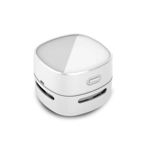 Curățenie și Întreținere - Mini aspirator portabil pe baterii, pentru birou și suprafețe mici, Alb