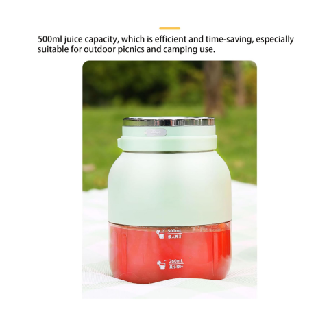 Mini Blender Electric Portabil,, 800 ml, 80W, 10 Lame [5]