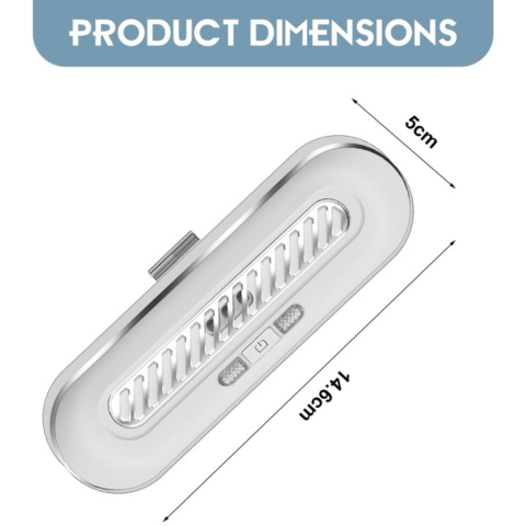 Odorizant portabil cu generator de ozon pentru frigider, alb [5]