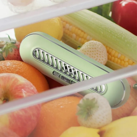 Odorizant portabil cu generator de ozon pentru frigider, verde [1]