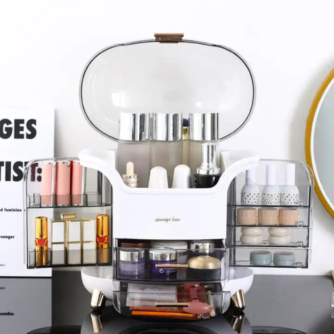 Organizator cosmetice luxury, Alb [2]