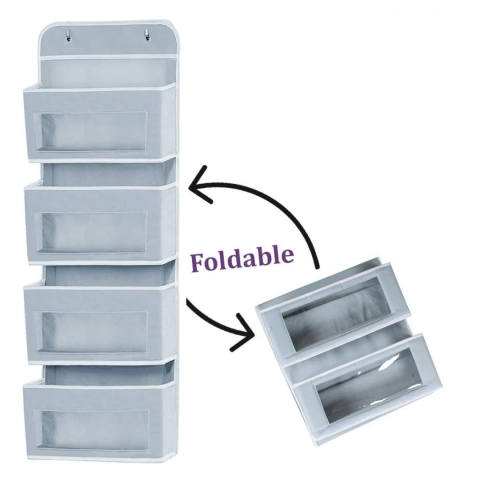 Organizator de depozitare pentru ușă sau dulap cu 4 buzunare [2]