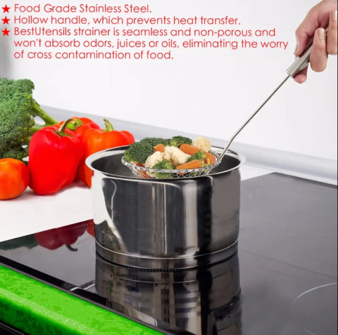 Paleta tip Strecuratoare inox, spumiera, 14 cm [2]