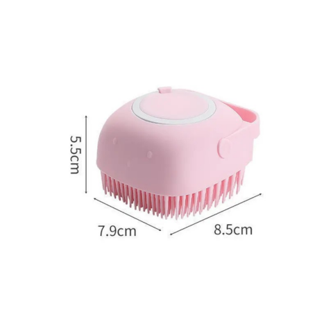 Perie de corp pentru duș/animale, Roz [6]