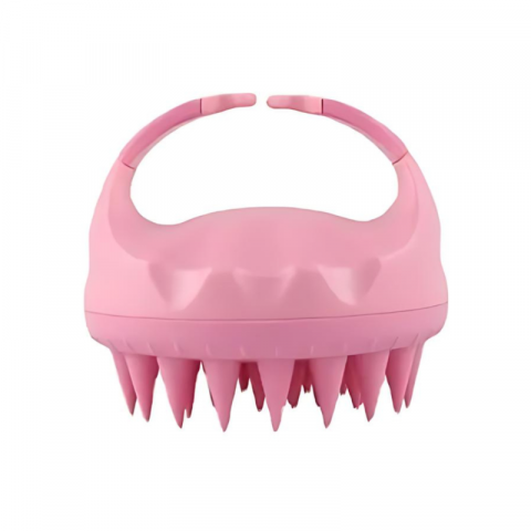 Îngrijire personală - Perie din silicon pentru masaj, Roz
