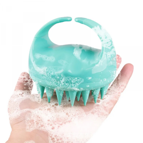 Perie din silicon pentru masaj, Turcoaz [1]