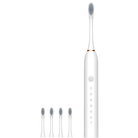 Periuță de dinți electrică, cu 4 capete, Alb [1]
