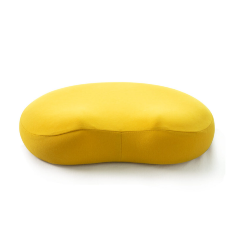 Pernă ortopedică din spumă cu memorie, pentru gât, cap și zona cervicală, Galben [1]