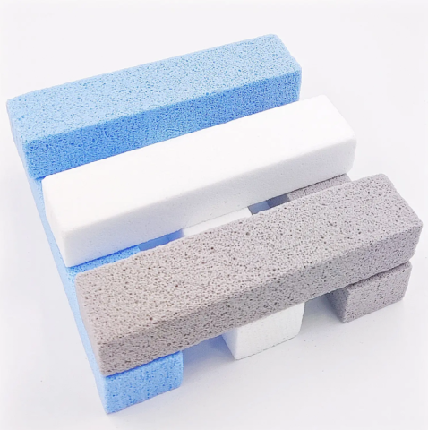 Îngrijire personală - Piatra, bat curatare din sticla pumice, piatra ponce, dimensiune 14 x 4 x 4cm, culoare Alb