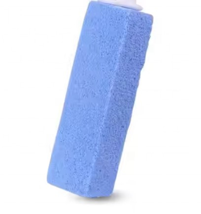 Baie - Piatra, bat curatare din sticla pumice, piatra ponce, dimensiune 14 x 4 x 4cm, culoare Albastru