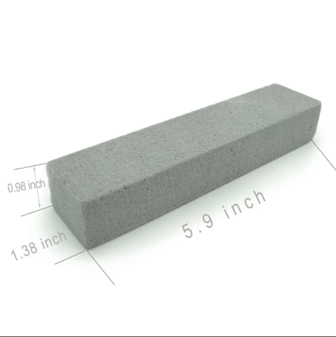 Baie - Piatra, bat curatare din sticla pumice, piatra ponce, dimensiune 14 x 4 x 4cm, culoare, Gri