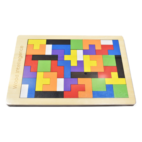 Placă din lemn Tetris [1]