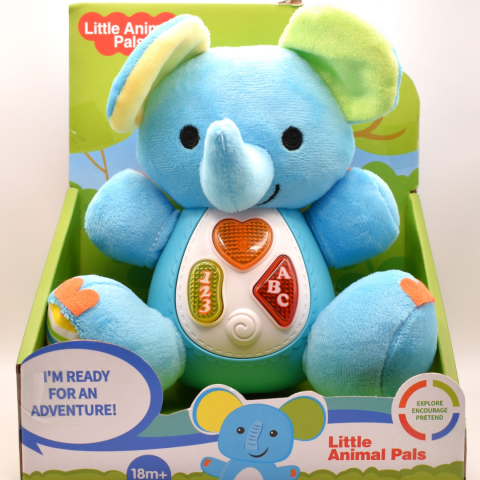 Pluș elefant cu sunete și lumini, Bleu [1]