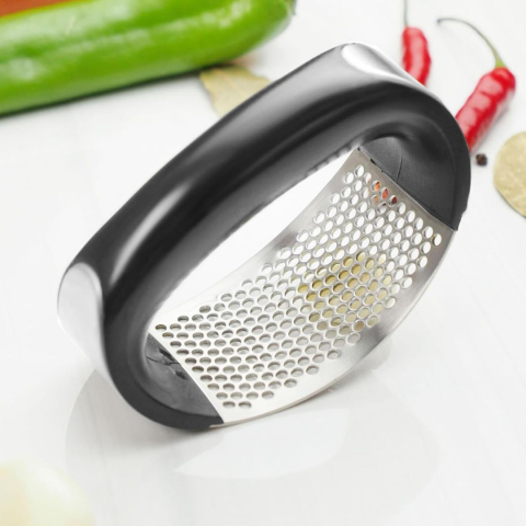 Presa de usturoi multifuncțională din inox [3]