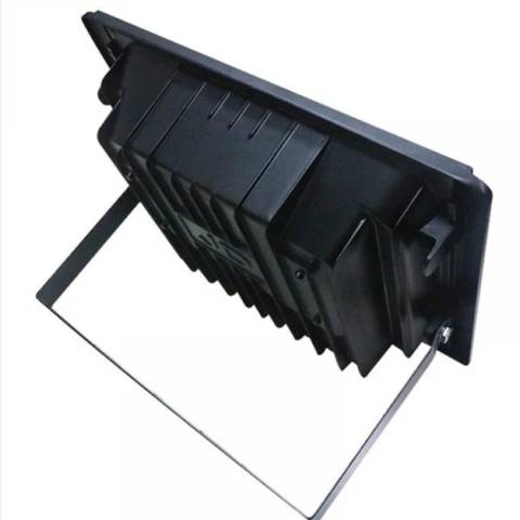 Proiector LED cu lampă solară, de exterior, 200W, cu senzor, timer și telecomandă, negru [2]