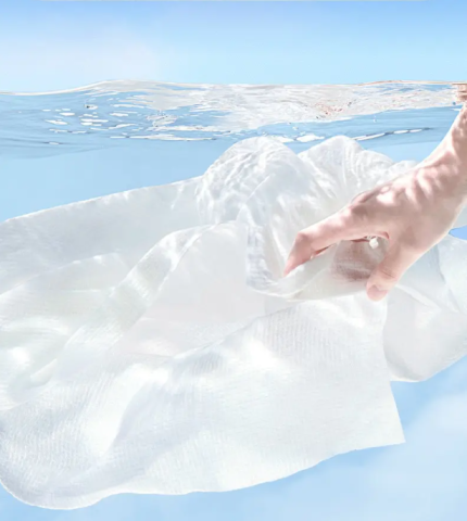 Prosop baie comprimat, 140x70 cm, alb, ideal pentru calatorii, usor de transportat [4]