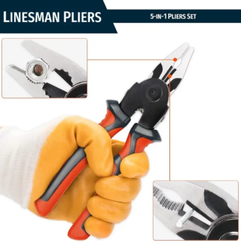 Set 5 în 1 patent multifuncțional din oțel, cu mâner anticurentare [6]