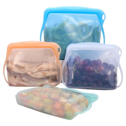 Pungă reutilizabilă pentru alimente, 1L, Transparent [8]