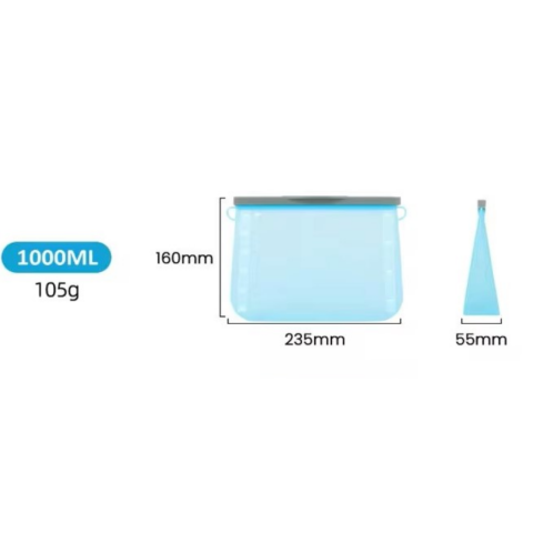 Pungă reutilizabilă pentru alimente, 1L, Roz [3]