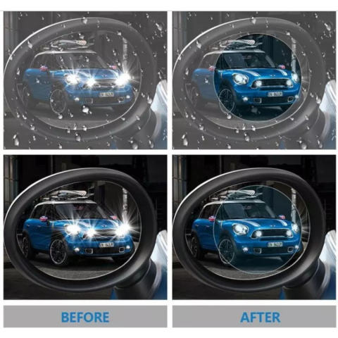 Set 2 membrane transparente pentru oglindă auto [3]