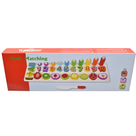 Puzzle educativ cu semne matematice și inele pentru numărat [7]