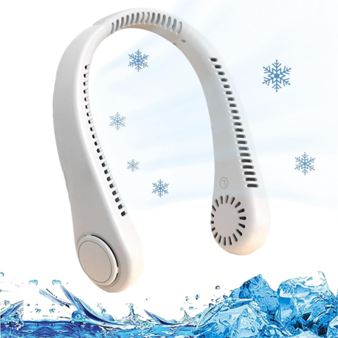 Ventilator portabil de gât, alb [2]