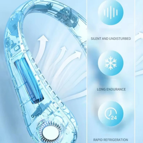 Ventilator portabil de gât, alb [5]