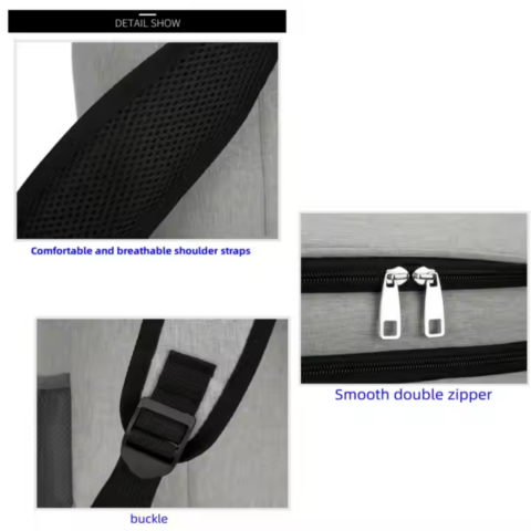 Rucsac frigorific si izoterm 25L, impermeabil, ajustabil, buzunare laterale, ideal pentru picnic si drumetii, Bleumarin [6]