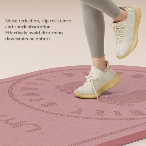 Saltea antrenament fitness/yoga, roz [4]