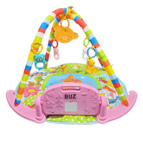 Saltea de activități, 4 în 1, cu lumini, sunete și pian detașabil [6]