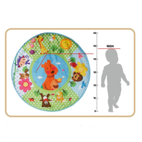 Saltea de activități, 4 în 1, cu lumini, sunete și pian detașabil [4]