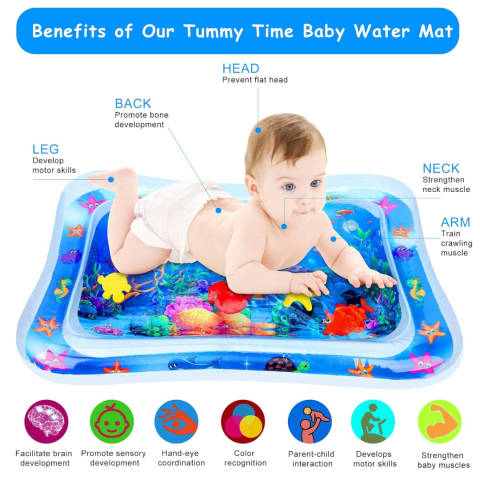 Saltea gonflabilă pentru bebeluși, ideală pentru activități acvatice, 60x50x8 cm [2]