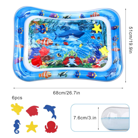 Saltea gonflabilă pentru bebeluși, ideală pentru activități acvatice, 60x50x8 cm [3]