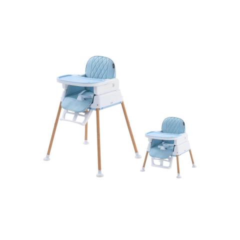 Scaun de masă pliabil 6 în 1, confortabil și multifuncțional, albastru [1]