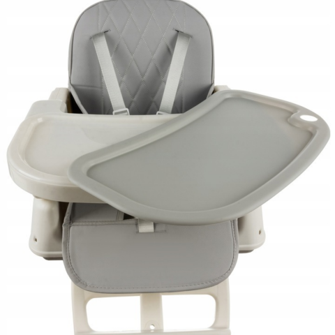 Scaun de masă pliabil 6 în 1, confortabil și multifuncțional, Gri [7]