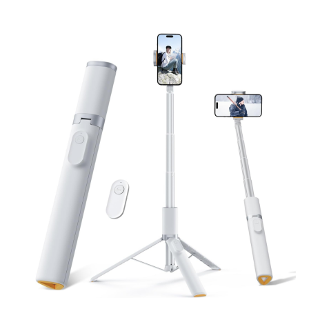 Gadgeturi - Selfie stick wireless cu trepied, Bluetooth și telecomandă