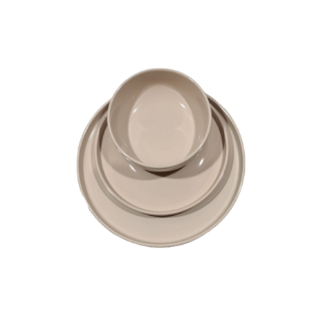 Set 12 piese serviciu de masă, Crem [1]