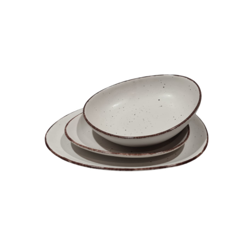 Set 16 piese serviciu de masă, Crem [3]