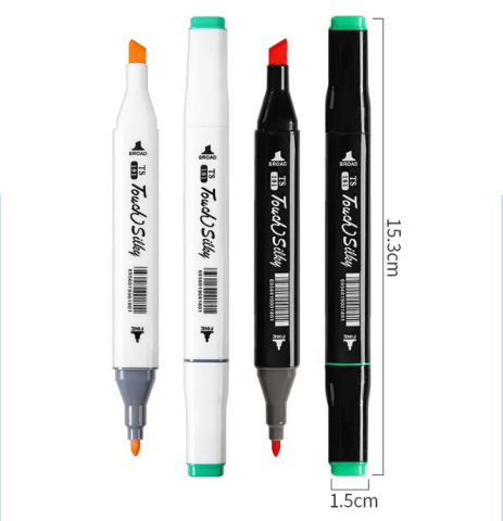 Set 168 markere duble, Carioci profesionale, Multicolore [2]