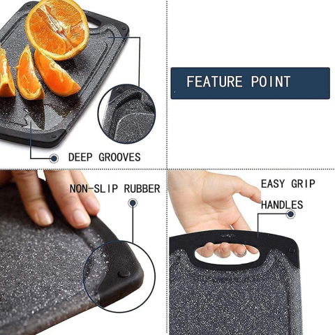 Set 3 tocătoare, Negru [2]