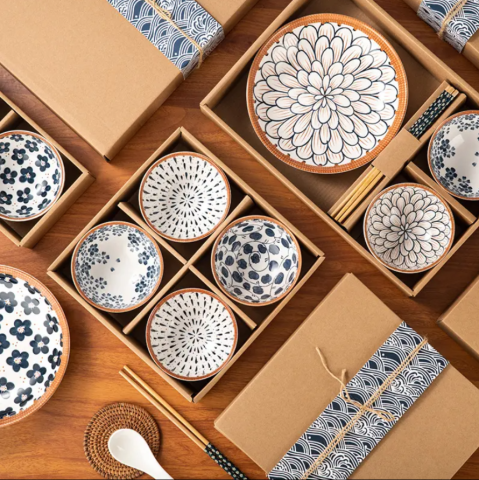 Set 4 boluri ceramica, model FLORICELE [1]