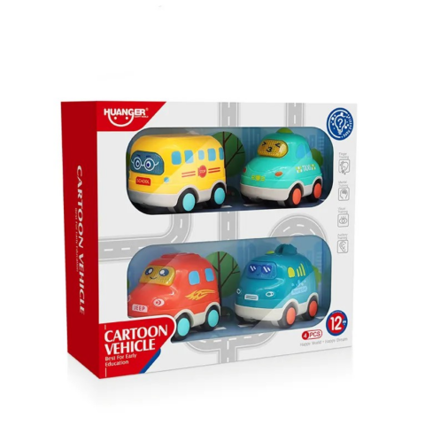 Set 4 mașinuțe pentru diverse meserii, cu sunete și lumini [2]