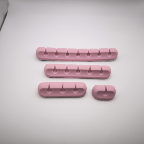 Set 4 organizatoare pentru cabluri, Roz [5]