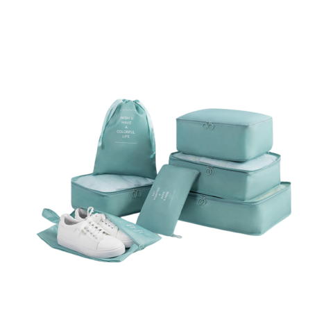 Organizare și Depozitare - Set 7 huse organizare bagaje, Bleu