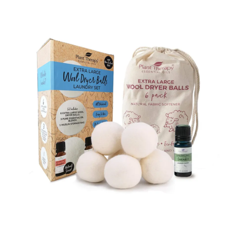 Set 6 bile din lână pentru uscător cu săculeț [4]