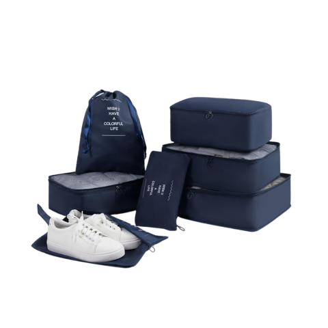 Organizare și Depozitare - Set 7 huse organizare bagaje, Bleumarin