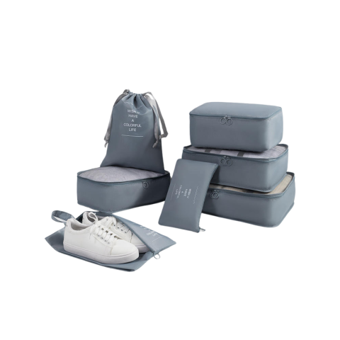 Organizare și Depozitare - Set 7 huse organizare bagaje, Gri