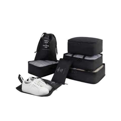 Organizare și Depozitare - Set 7 huse organizare bagaje, Negru