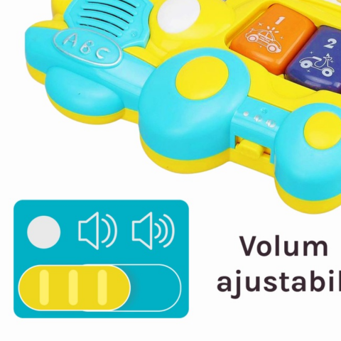 Set autobuz cu clape și animaluțe vesele, cu sunete și lumini [3]