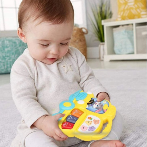 Set autobuz cu clape și animaluțe vesele, cu sunete și lumini [5]